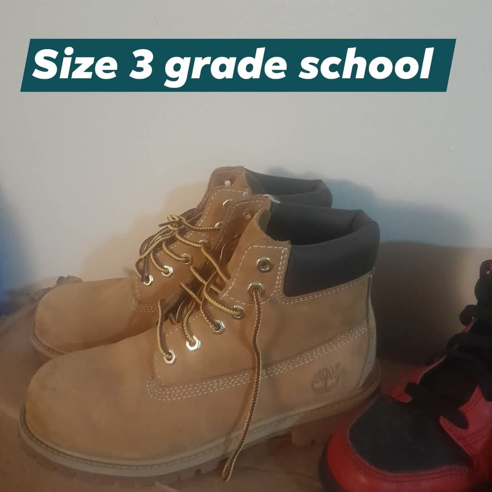 Timberland Kids Tan Boots